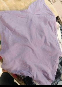 Lilac Polo Crop Top With FREEBIESSSSS 😍