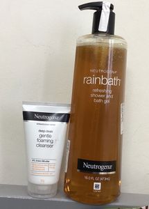 Combo Of Neutrogena Shower And Bath Gel + Cleanser