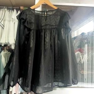 Black Long Blouse