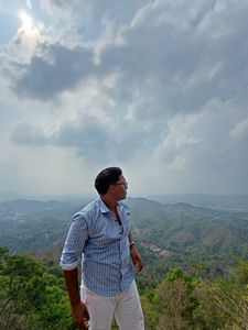 Striped Blue Casual Shirt