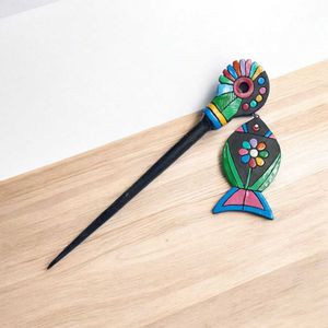 Unique Terracotta Hair Pin