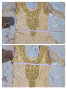 Anarkali Set With Pant &amp; Dupatta