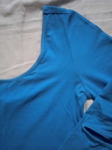 Blue Full Sleeves Top