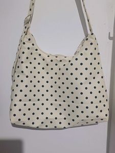 Y2k Cream Polka Dot Crossbody Bag🪽