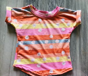 Multicolour Baby Girl Tees