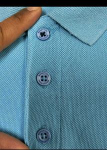 Benetton Blue Polo Shirt