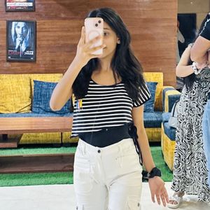 Striped Crop Top