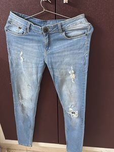 Ripped Light Wash Jeans