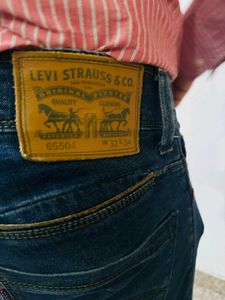 LEVIS Original Classic Navy Blue Jeans
