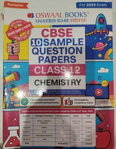 Class 12th Chemistry Oswal 10 Sample Papers