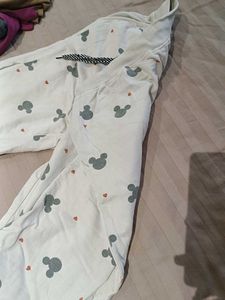 Mickey Mouse White Pants.