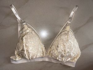 Off White Lacey Bra