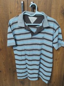 Blue Medium Size Men T-shirt