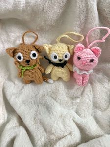 Price Drop Crochet Kitty Bag Charm