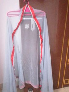 Red &amp; grey Dupatta