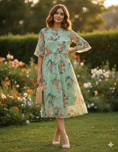 women floral print top