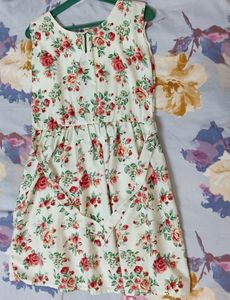 Floral Flared Dress Beautiful And Elegant - New