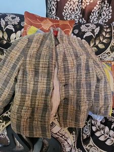 Plaid Jacket Coat