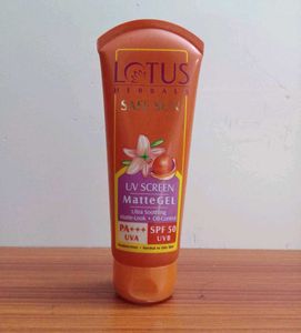Lotus Herbals UV Screen MatteGEL Sunscreen