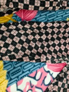 Pink &amp; Black Checked Pajama Set