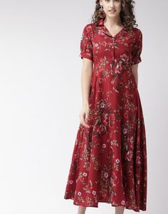 Floral Print Maxi Dress