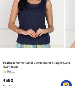 Fabindia cotton tank top