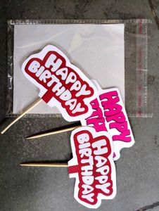 Happy Birthday Name Props (10pack)