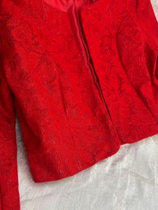 Cropped Lace Coat/ Shrug