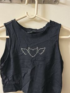 Black Crop Top