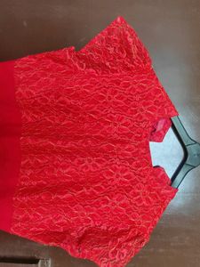Red Party Gown
