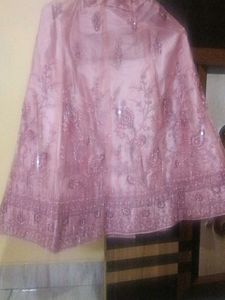 Pink Embellished Skirt