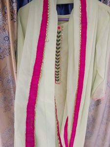 New Elegant Green Kurta Set