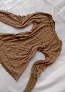 Brown 🟤 Top Stretchable