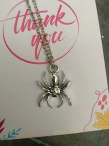 Korean Spider Pendant Necklace