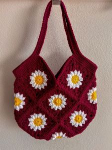 Crochet Daisy Bag