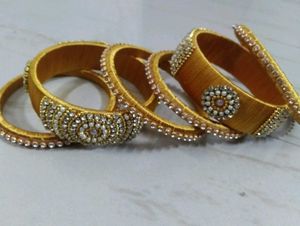 Customized Silk Thread BANGLES