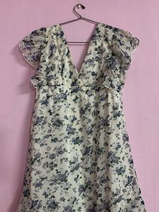 Floral Ruffle Mini Dress