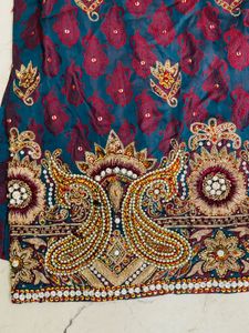 Embroidered Fabric Piece