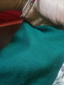 winter Floral Green Kurta