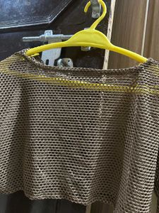 Mesh Long Sleeve Top