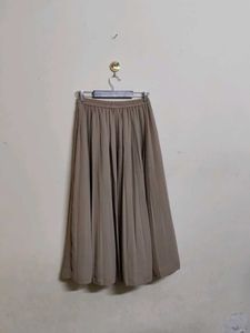 Pleated Midi Skirt