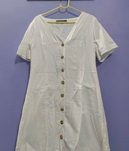 White Casual Dress