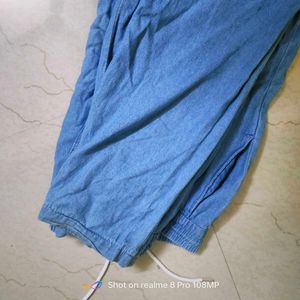 Light Blue Denim Joggers