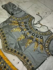Gorgeous Yellow Lehenga Choli Set For Wedding Seas