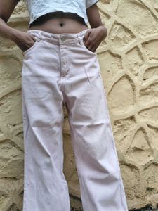 Bonkers Corner Baby Tee And Pink Korean Jeans 🩷💜