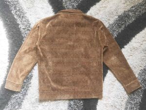 Brown Quarter Zip Pullover US POLO