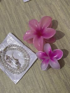 Jewelry Set & Hair Clips