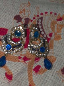 Dark Blue Earrings 💙