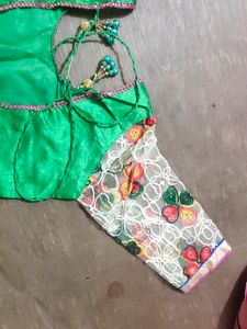 2 Dupattas Pink And Pitch Colour