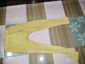 Yellow Printed Kurta Set